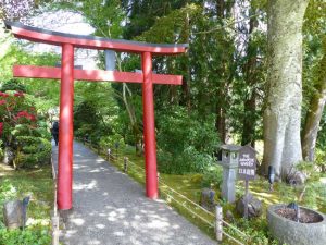 buchart gardens victoria japanischer garten eingangstor